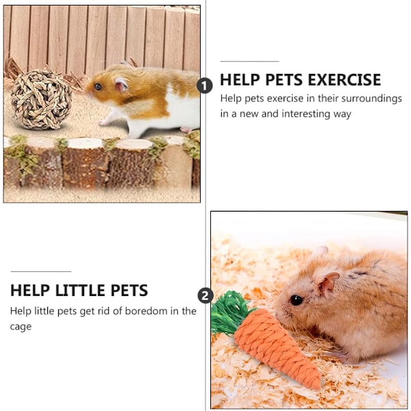 Lille Dyrs Combo Æbletræ Aktivitetslegetøj, Hamster Tyggelegetøj, Rotte Chinchilla Snacks Legetøj til Kæledyr Økologiske Naturlige Tilbehør