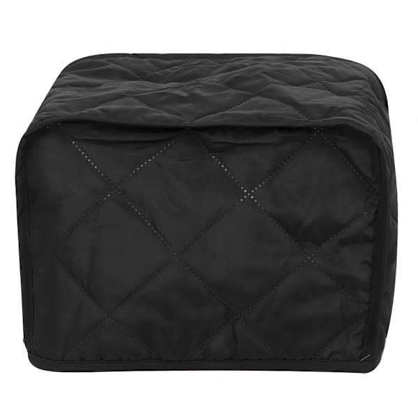Dammskydd för köksapparater, Skyddande överdrag för 2-skivig brödrost, Svart 28x20,5x20,5cm