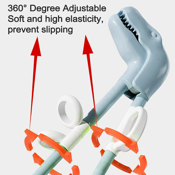 Två par dinosaurie-träningspinnar för barn, som hjälper till med ätandet och kan återanvändas