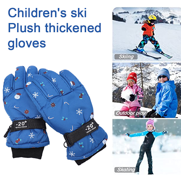 Fleecefodrade fingerhandskar vintervarma handskar utomhussporter ridning