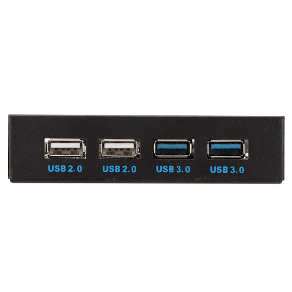 3,5 Tums Frontpanel USB3.0 Hub Hög Hastighet 4 Port Intern Combo Fäste Adapter för PC Desktop 3,5 Tums Diskett Fack