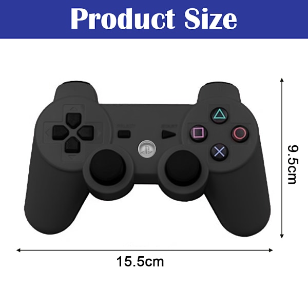 PS3 Bluetooth langaton tärinäohjain ps3 peli langaton ohjain black