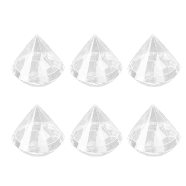 Godis Förvaringslåda Diamantformad Klar Burk Transparent