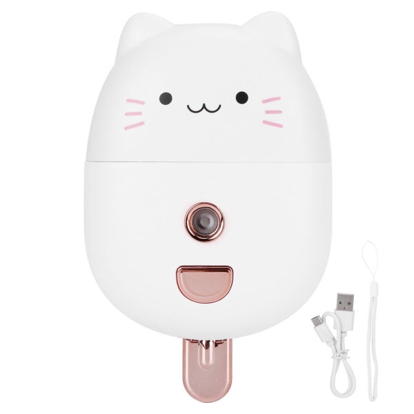 Spray Moisturizer Cute Cat Portable 40ml Mini USB Uppladdningsbar