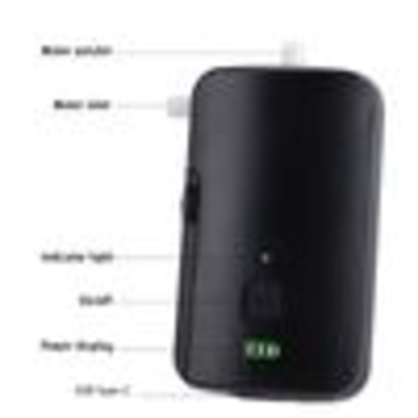 2022 Bärbar campingdusch Eldusch utomhus/inomhus med power , 2 flödeslägen 4400 mAh USB uppladdningsbar snabbladdning, 8,2