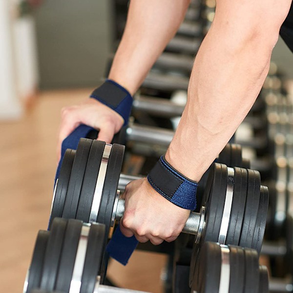 Lyft Handledsremmar för Styrketräning, Bodybuilding, Powerlifting, Dödlyft, Vadderade