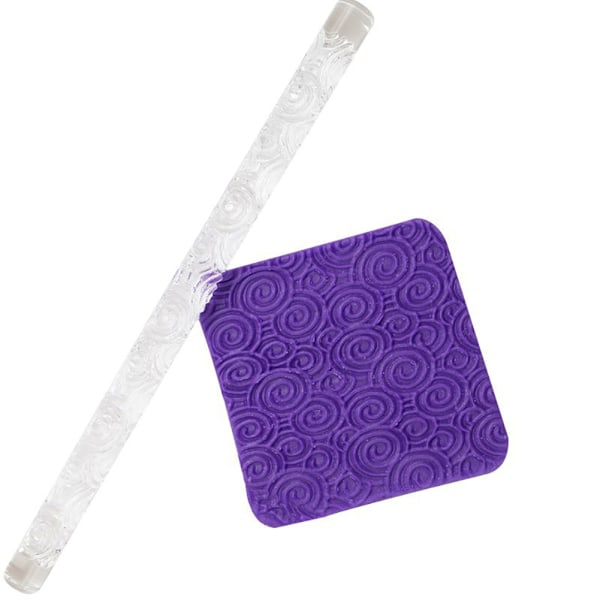Högkvalitativ Akryl Kavel Bakverk Kavel Fondant Plastilina Rulle DIY Tårta 24#