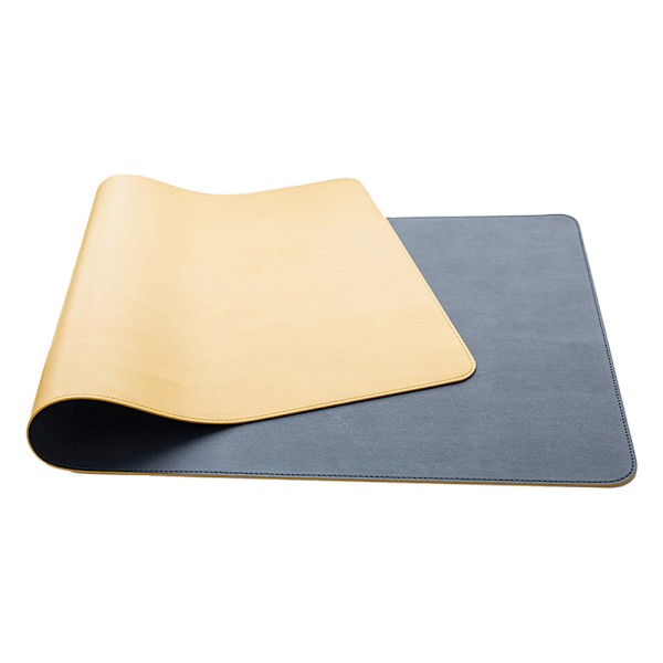 Læder Skrivebordsbeskytter, Skridsikker Kontor Skrivebords Mussemåtte, Vandafvisende, Gratis bandage - 90 x 45cm