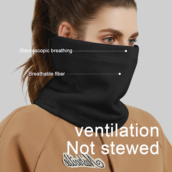 Fleece Vindskydd Skidmask Mask Taktisk Huva Halskydd