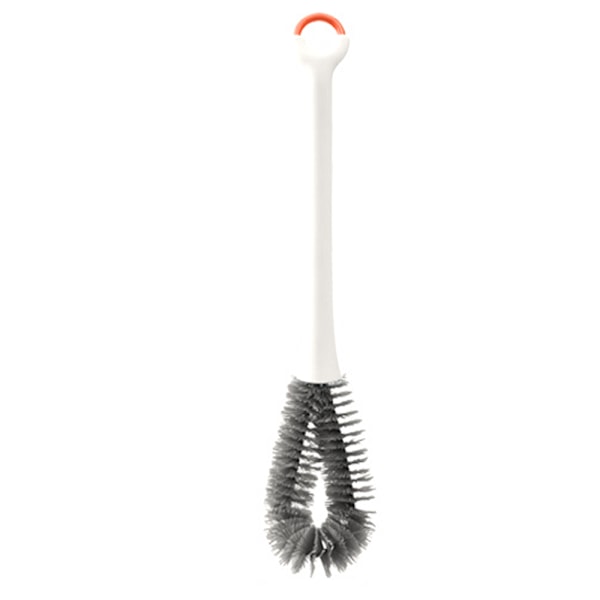 Långskaftad Nylonflaskkvast, 360 Grader Flexibel Flaskrengörare Glasrengörare (2-pack)