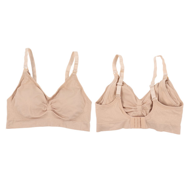 Amningsbh Kvinnor Bärbar Nylon Mjuk Elastisk Andningsbar Justerbar Graviditetsamningsbh L