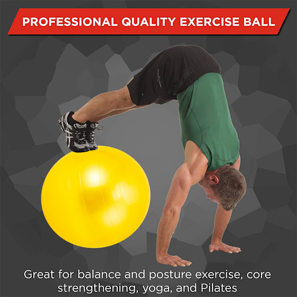 Ilmapallo fitnesspallo, jooga-pallo kuntoiluun, tasapainoharjoitteluun