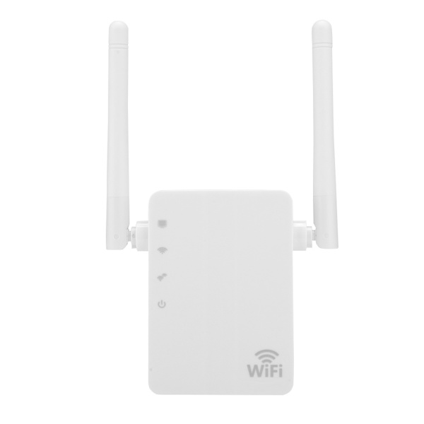 300 Mbps Hemma-WiFi-förlängare med dubbla antenner, repeater, trådlös nätverkssignalförstärkare (EU)