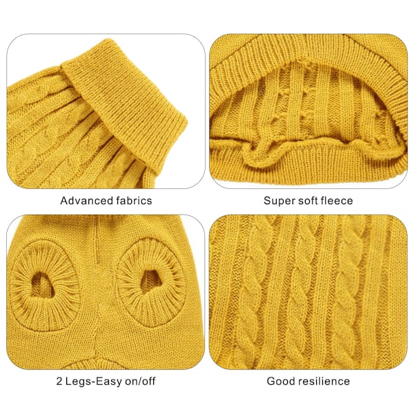 Hvalpe Trøje, Varmt kæledyrs sweater, sød strikket hvalpe klassisk sweater til piger drenge, Kat sweater til hunde Sweatshirt tøj