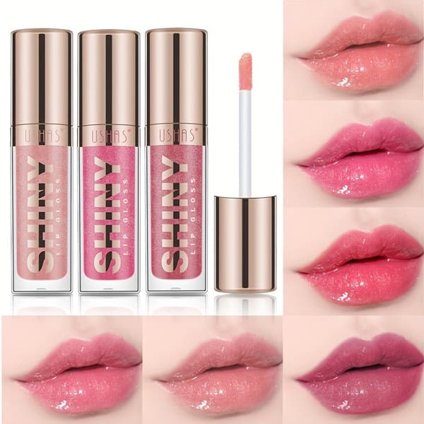 Lipgloss, udtværingsfri, vandfast, læbefarve, LG2494B