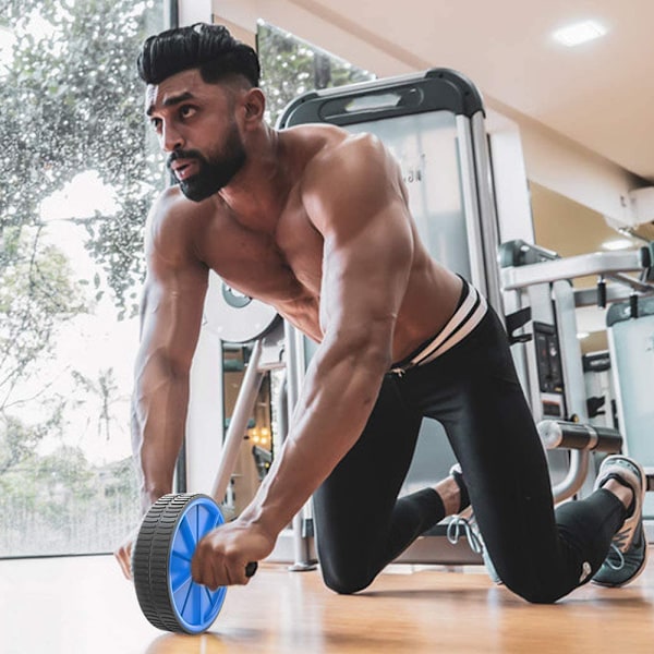 Älykäs kaksinkertainen pyörä Fitness AB-rullat naisille kotikuntosalille vatsalihasten vahvistamiseen vatsalihasten harjoitteluun urheiluvälineet