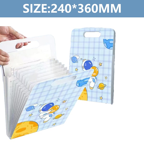A4 plastmapp expanderbar mapp 13 lager expanderbar filplånboks dokumentmapp organisatör med snäpplås och ficka
