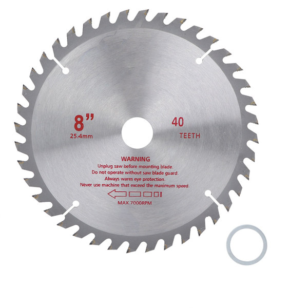 1 stk. 40T Rund Savklinge Træbørsteskærer Trimmer Værktøj 25,4 mm 8\"