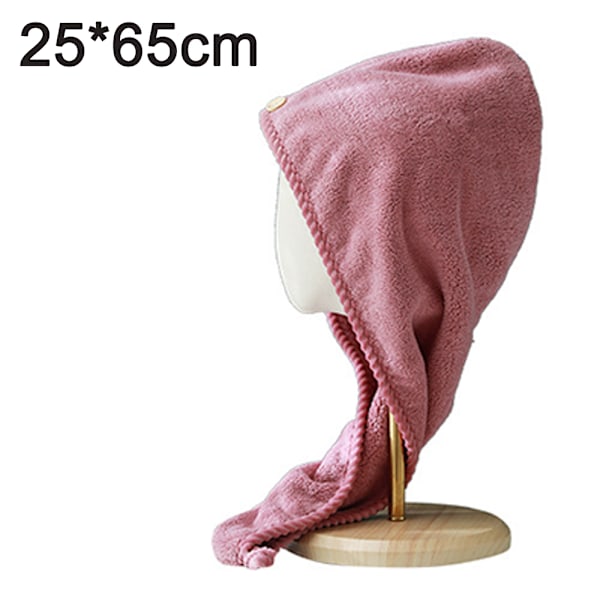 Mikrofiber Hårhandduk, Perfekt för Lockigt, Långt & Tjockt Hår, Absorberande, Snabbtorkande Band