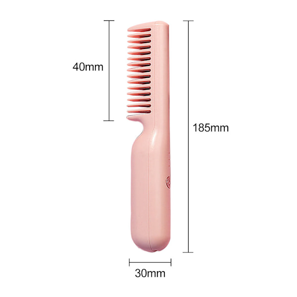 USB rechargeable straight hair comb, portable travel straight