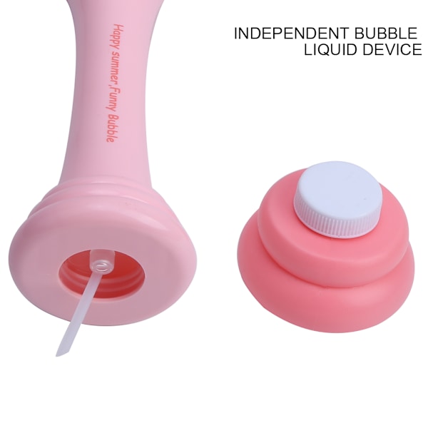 Bubbelblåsare Svans Pojkar Flickor Småbarn Elektronisk Bubbelblåsande Leksak med Bubbelvätska Pig Elektronisk