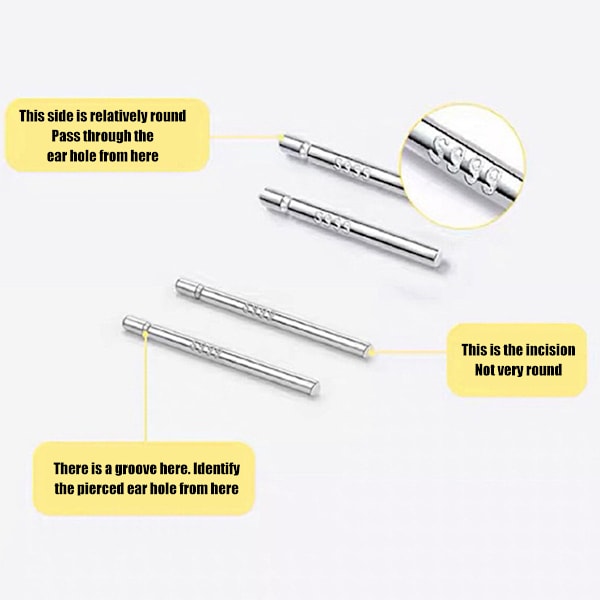 Örhängen för kvinnor enkla örhängen små stjärna måne örhängen stick hål silver örhängen