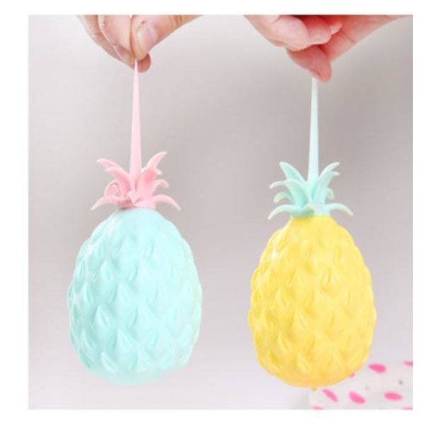 Fidget Toys, sensorisk leksak, Tryck boll, Ananas, Frukt, Pink, Rosa Pink Rosa