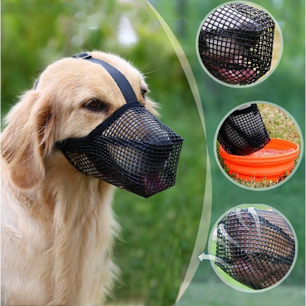 Hund, nosparti, munkorg, mesh grey, XS grey XS