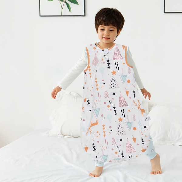 Sleeveless sovepose for baby, tynn sovepose for barn om sommeren