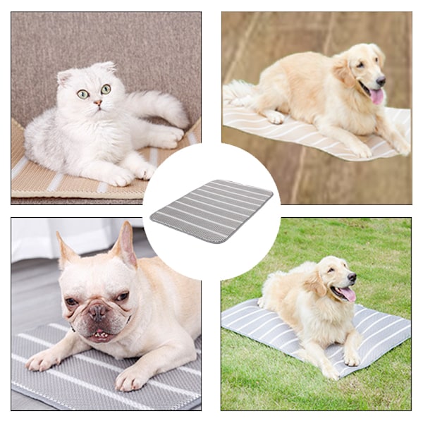 Sommer Pet Ismåtte 3D Knogle Beskyttende Åndbar Vaskbar Sovemåtte