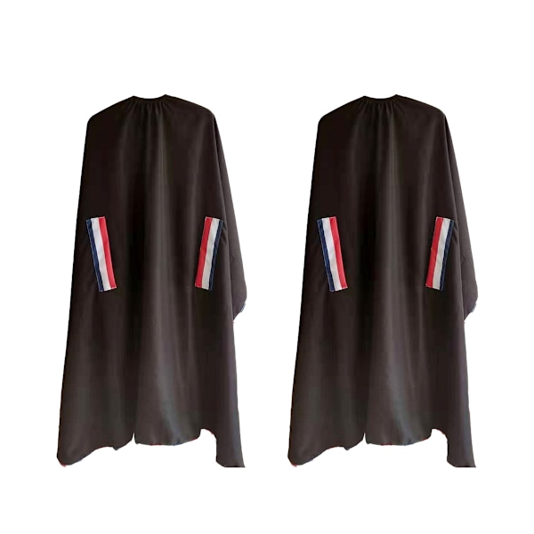 Barber Cape, Hårklippingskappe med Justerbar Metallklips, Vanntett Hårklippingskappe for Frisør Styling & Hjem - 55 x 63 tommer