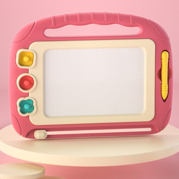 Slettbar magnetisk tavle for husstand, babyfargegraffititavle
