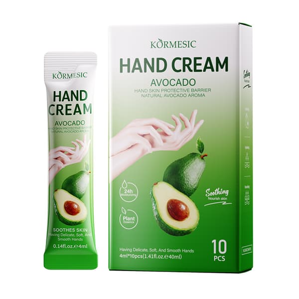 Avocado Håndcreme - Rig og Fugtgivende 10 Avocado Strips