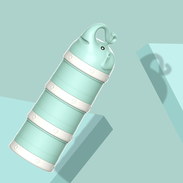 Baby Mælkepulver Formel Dispenser, Stabelbar Formel Dispenser Beholder Mixie Flaske til Rejser