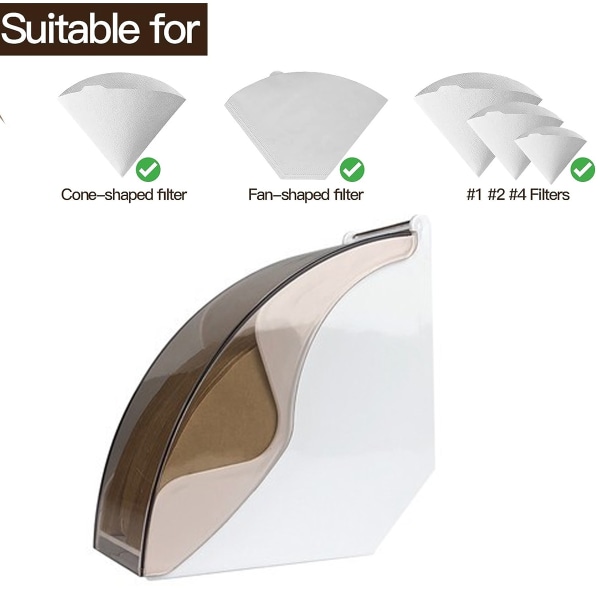 Kaffe Filter Holder, Opbevaring til Kaffe Filterpapir