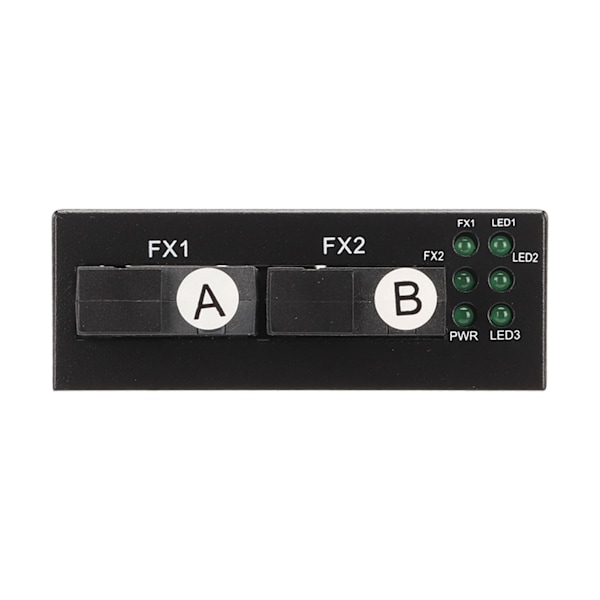 Ethernet Media Converter 100 Mbps SC Single Fiber Singlemode RJ45 Port Fiber Ethernet Transceiver för Nätverk 100‑240V EU-kontakt