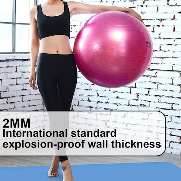 Treningsball for Yoga, Balanse, Stabilitet - Fitness, Pilates, Fødsel, Fleksibel Sitteplass
