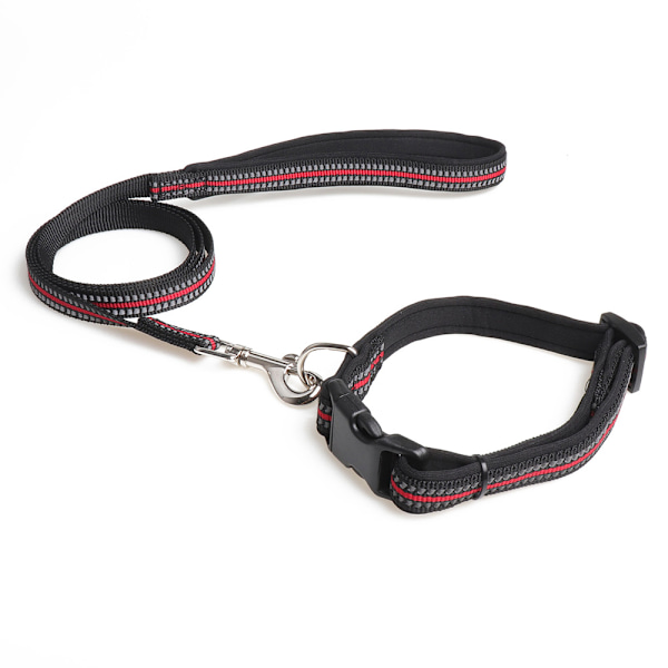 Reflekterande mjukt komfortband för hundhalsband, säker justerbar vattentät nylon,