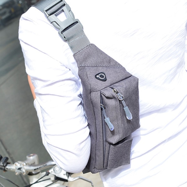 Fanny Pack for Menn og Kvinner, Vannresistent Liten Midjeveske for Løping Sykling Trening