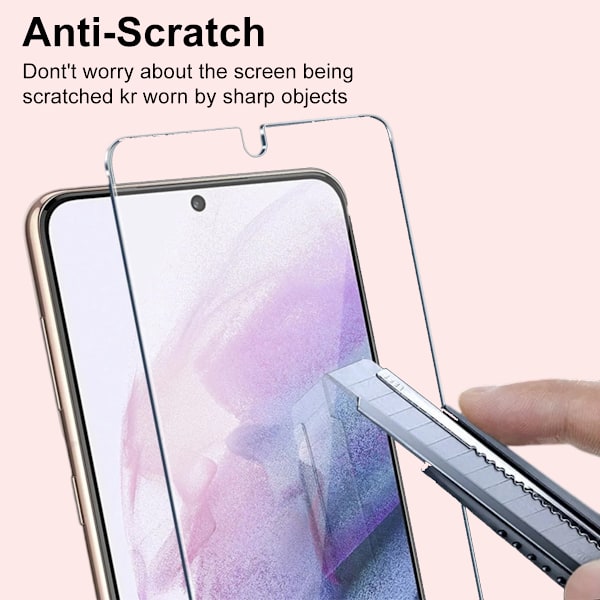 Samsung Härdat Glas Skärmskydd för Galaxy S23 - 2 Pack