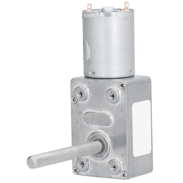 Gearmotor Hastighedsreduktion Orm Selvspærrende M6 Gevind 50mm Aksel Længde JGY‑370DC6V 10RPM