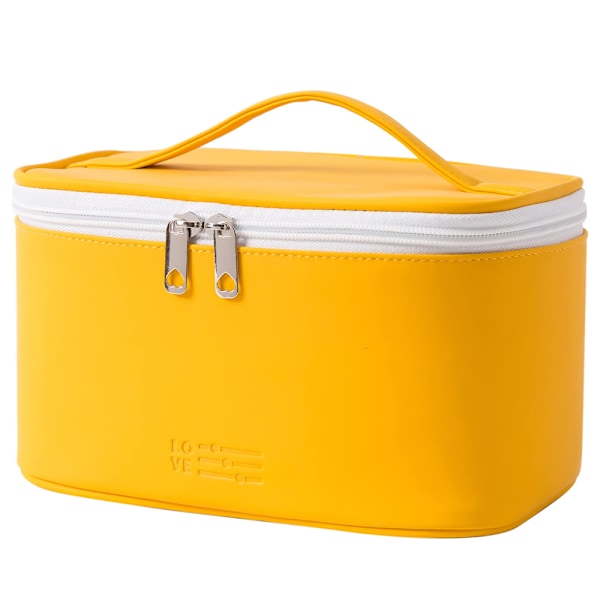 Väska Bärbar Resekosmetisk Väska för Kvinnor, Skönhetsblixtlås Makeup Organizer