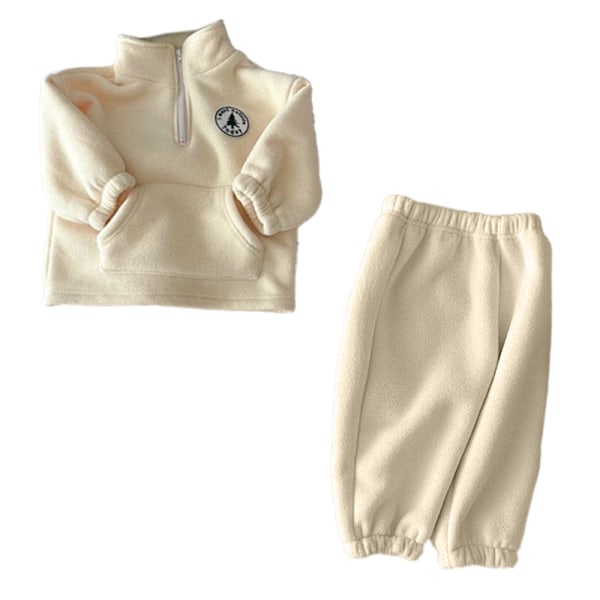 Babys vinterforstærket pelset onesie Varmt wrap fod lang krybende dragt (grå)