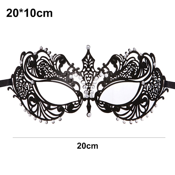 Maskeradmask för kvinnor Ögonmask för festbal kostym Mardi Gras, Retro masker