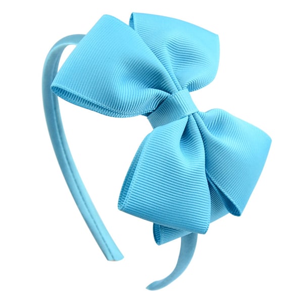 Mode Svart Rosett Hårband Bowknot Hårband Stor Rosett Grosgrain Band Hår Hoop Hårband