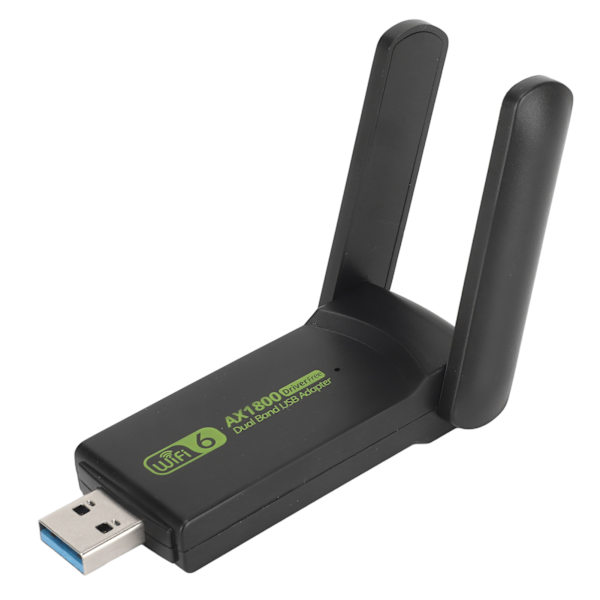 WiFi-dongel Stabil USB 3.0 Dubband 1201 Mbps 573,5 Mbps Högförstärkningsantenn WiFi-adapter för Familj Kontor Resor
