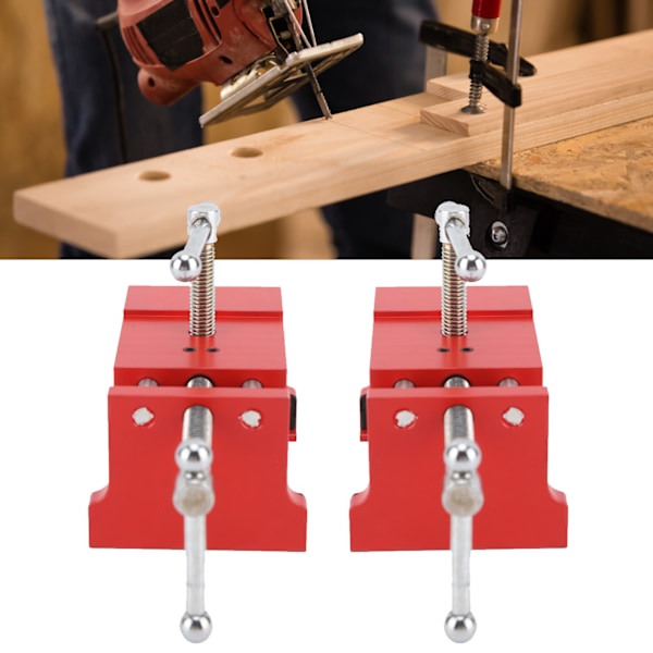 2Pcs Cabinet Clamps Firm Fixing Easy Operation Rugged Portable Face Frame Clamps for Woodworking