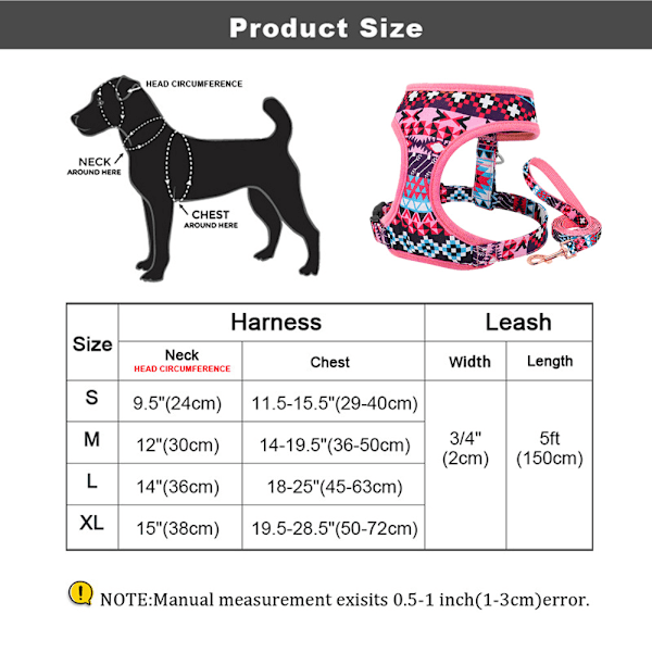 Pet Patterns Pehmeä ja Mukava Hyvin Tehty Syvä Kukallinen Ei Vedä Verkko Koiranpentu Koiran Valjaat Liivi, Säädettävät Valjaat Koirien ja Kissojen