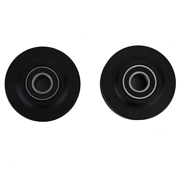 2 st. Tunga Glidande Dörrhjulsskenor Rullande Grindbeslag Plast Metall