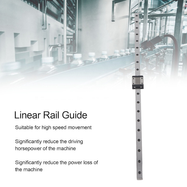 Lineaarinen liukukisko-ohjainlaakeri teräksinen liukulaakeri liiketapa työkalut 12mm CNC-koneelle MGN12500mm